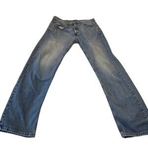 Levi’s 505 Jeans Men’s 36x34 Light Wash Regular Fit Straight Leg Denim